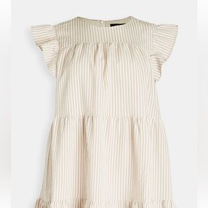 En Saison striped tiered babydoll dress size XS